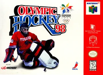 Olympic Hockey 98 (USA) box cover front